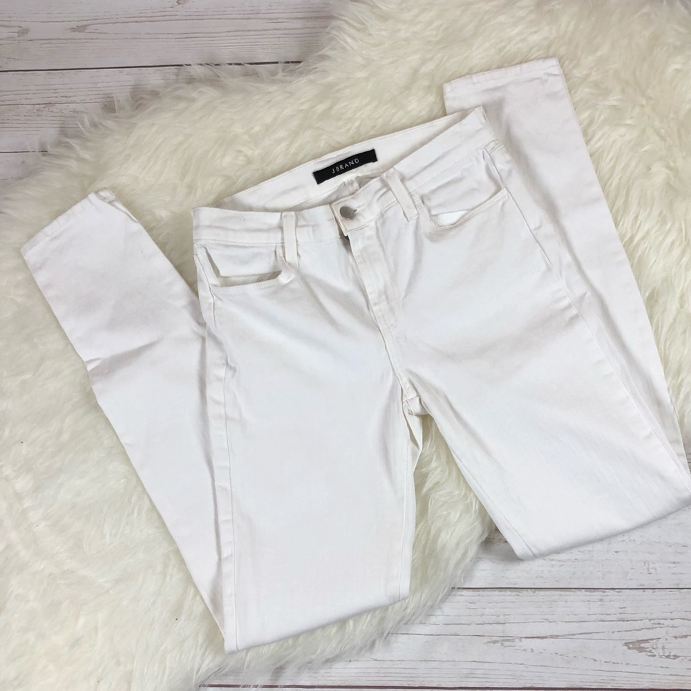 J Brand white Supper Skinny Jeans Size 27